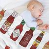 Hot Sauces Throw Blanket Summer Beddings Cute Plaid Quilt Blankets For Baby Blankets
