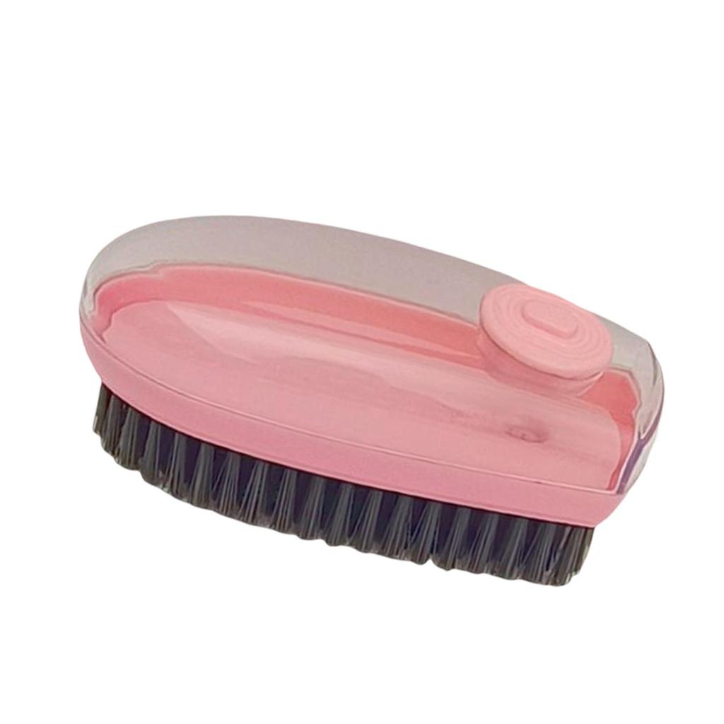 Hydraulic Cleaning Brush Multifunction Soft Washing for Clothes Kitchen Pink