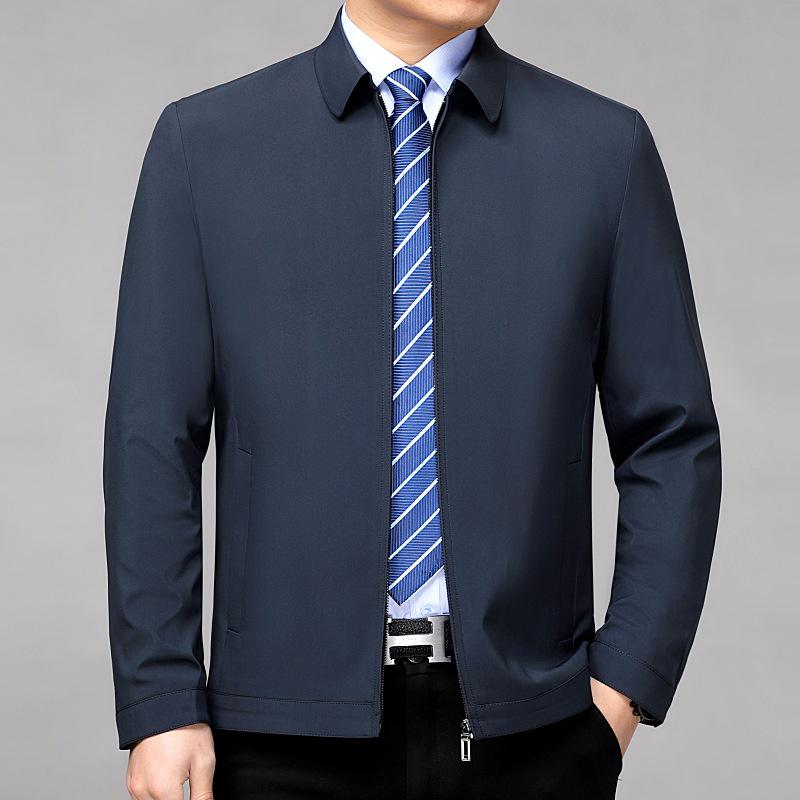 2026 Men's Spring Casual Lapel Jacket - Middle-aged