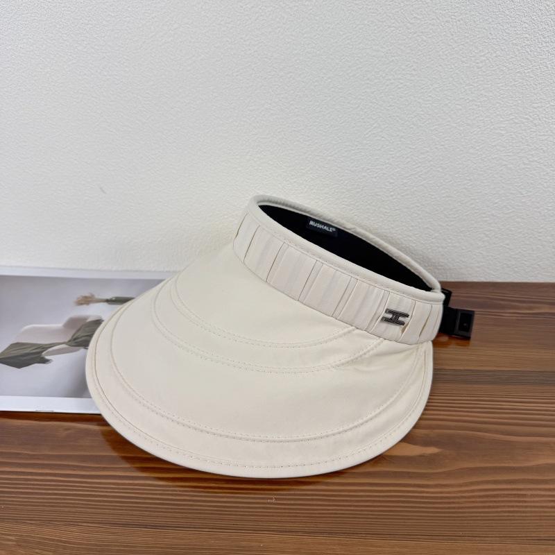 Adjustable Quick Drying Sun Protection Hat for Women Summer UV Resistant Empty Top Hat Outdoor Large Eave Sun Protection Hat