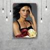 Famke Janssen Retro Vintage Tin Sign Poster Decorative Plaque Metal Plate Wall Decor