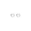 Silver Needle Exquisite Zircon Love Stud Earrings Women's Light Luxury Niche Design Earrings Korean Version of Cold Wind Earrings