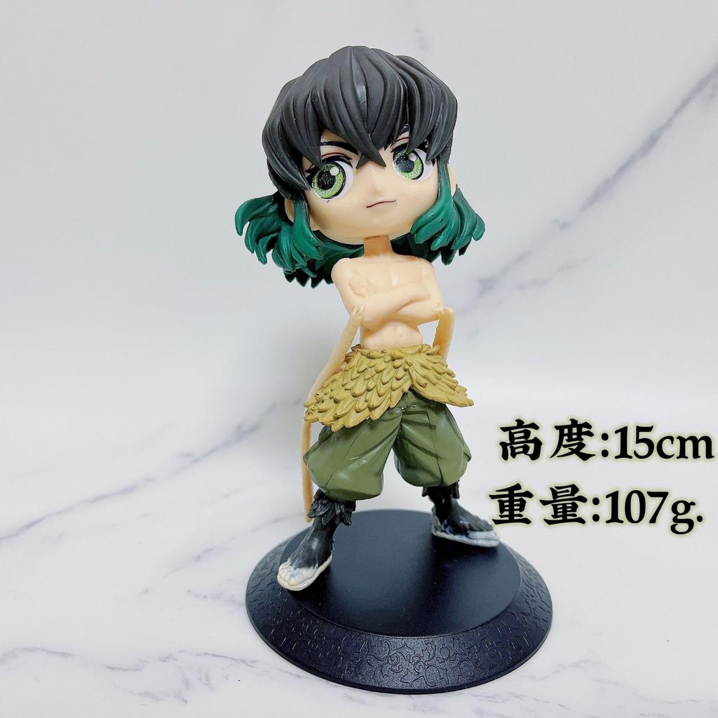 Anime 15cm Dämonentöter Figur Nezuko Tanjirou Zenitsu Inosuke Kyoujurou Giyuu Kawaii Qposket PVC Modell Spielzeug Kinder Geschenk