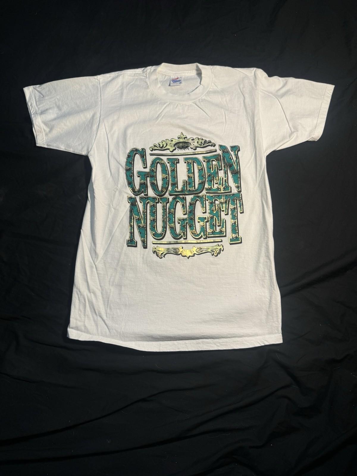 90s Vintage The Golden Nugget Casino Graphic Tee XL