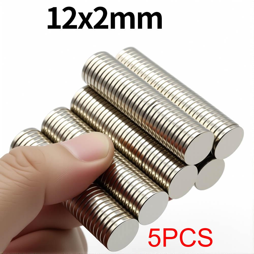 

12x2mm Super Strong Neodymium Magnet N35 NdfeB Permanent Magnetic imanes Round Powerful Magnets Refrigerator Magnet