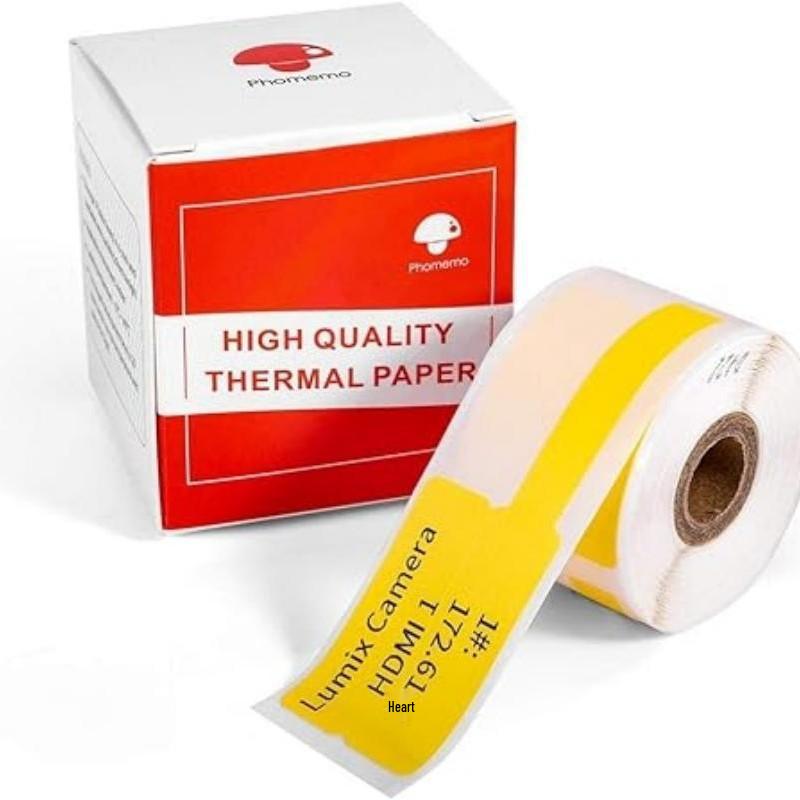 Papel autoadesivo para etiquetas de joias Phomemo F-Type 25x38 mm para M110