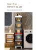 Waterproof Ultra-Narrow Storage Cabinet for Bathroom, Kitchen, and Refrigerator Gaps