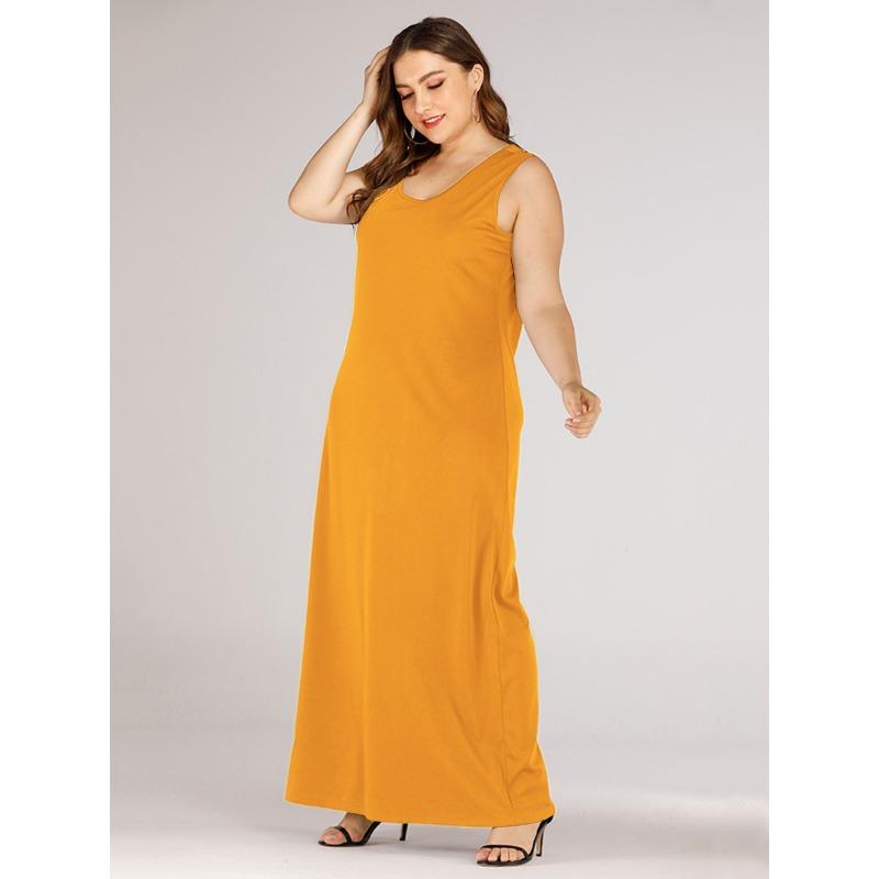 Летние повседневные платья без рукавов для женщин — фото 7