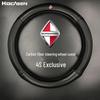 Universal Non-Slip Leather Carbon Fiber Steering Wheel Cover for Borgward BX5 BX7 - All-Season, Sweat-Absorbent