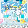 Sanrio Balloon Decoration Set Birthday Decoration Birthday Party Background Cloth Tablecloth and Other Decorations