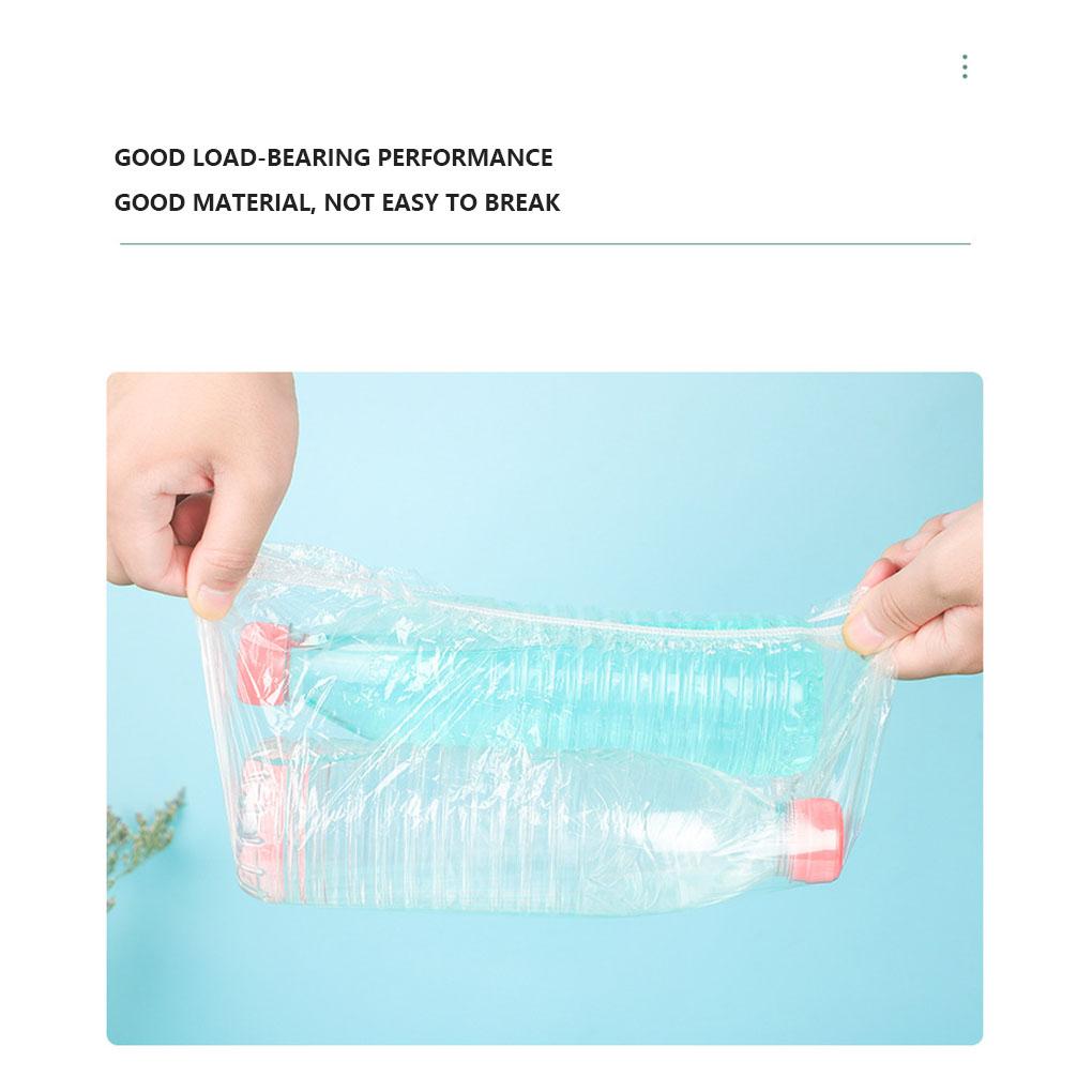 100X Food Cover Plastic Wrap Fresh Lids Reusable Washable Convenient Household Accessories Bowl Bottle Kitchen Gadget
