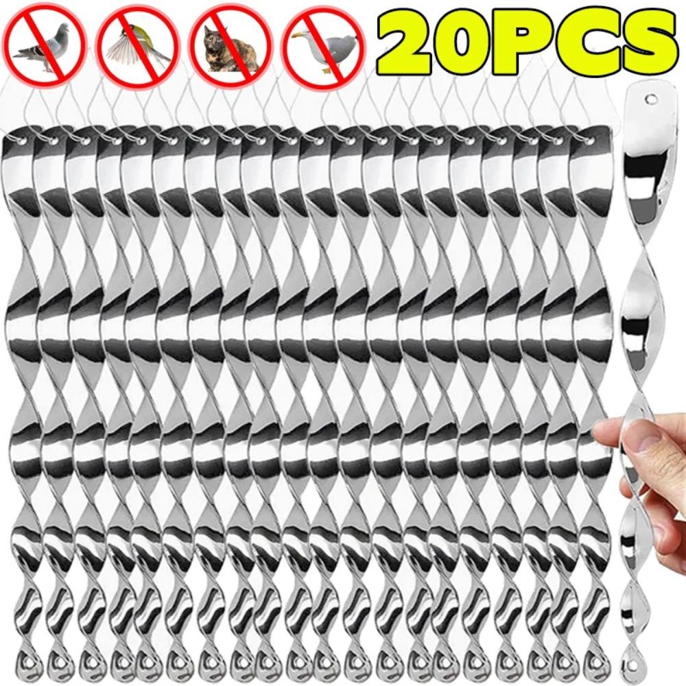 Anti Pigeon Bird Repeller Reflective Sticks Scare Bird Wind Spiral Rotating Rod Garden Ornaments Birds Away Scarer Garden Supply