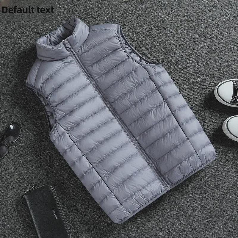 Pánská 2024 Lehká bavlněná ležérní vesta - Nová móda, Volný střih na jaro, podzim a zimu
