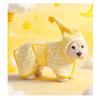 Toalla para Perro de Coral Suave Transpirable Absorbente Bata de Baño para Mascotas Bata para Cachorro Secado Rápido Ropa para Perros para Razas Pequeñas