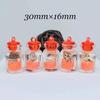 Ciondolo Scatola Conchiglia Conchiglia Trasparente Luminosa per Creazione Gioielli Charms Fai da Te Ornamento Decorazione Casa