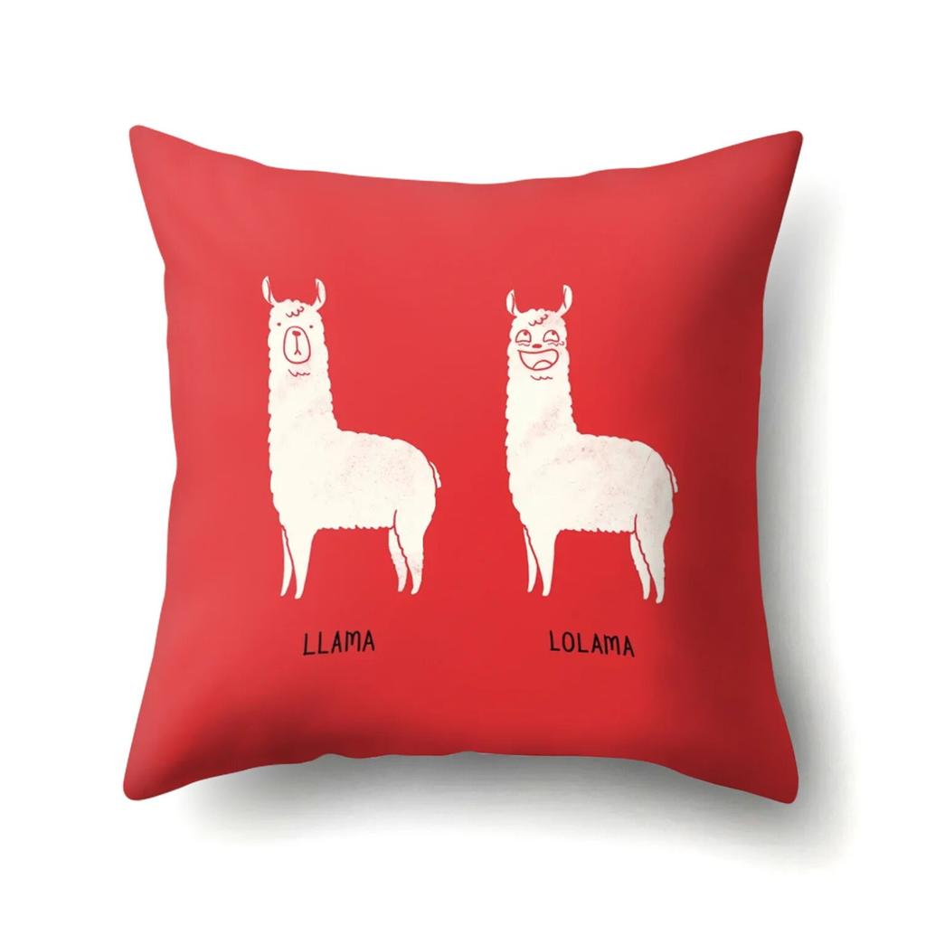 Husă de pernă cu animale cu fructe Husă de pernă pentru birou