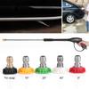 4000PSI High Pressure Washer Spray Gun Wand Lance Nozzle Tips Kit + 29.5FT Hose