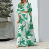 Womens 2026 Casual Set High-Waisted Printed T-Shirt Pants Outfit Office Wear Everyday Style