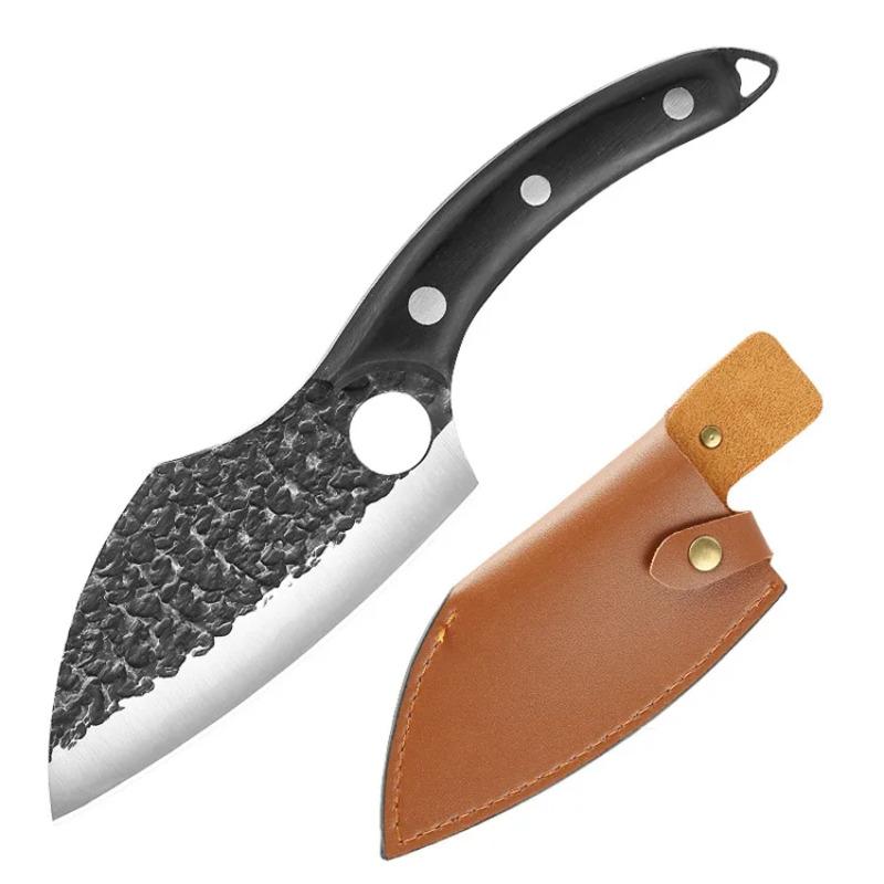 5CR15Mov Stahl Ausbeinmesser Feststehende Klinge Fleisch Metzgermesser Haushalt Küchenmesser Handwerkzeug für Haushalt