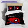 3pcs Spider Man1 Cover Set - Personalized Name, HD Printed Bedding with 1 Cover and 2 Pillowcases - Perfect for Home Decor, Easy Care