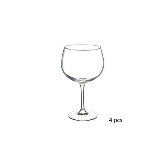 Verres À Gin - Transparent - 70 Cl - Lot De 4 - Compatibles Lave-vaisselle