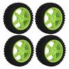 4PCS 1/10 RC Tires Excellent Grip Long Lasting Durability RC Car Tyres Wheel for HSP 94166 94106 94155 RC Cars