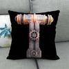 Science fiction style letters Digital printing short plush pillow covers for car sofa office cushion cover home goods