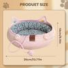 Cat Bed Cute Soft With Cushion Bed Cat Nest Set For Kitten Puppy Indoor Home Sleeping Play Enrichment Interaction Calming All