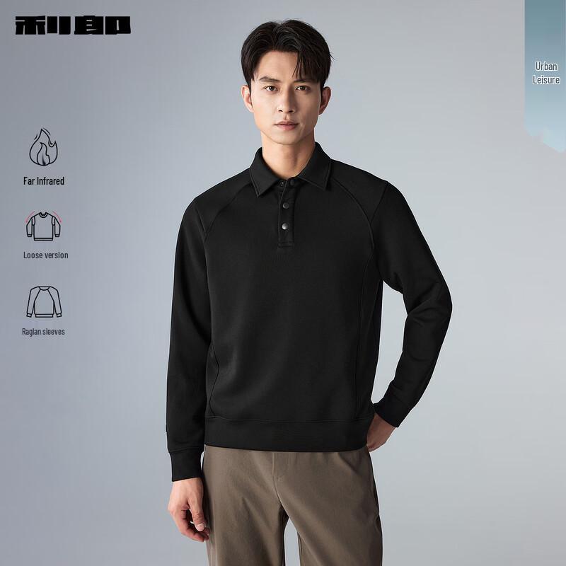 LILANZ Men s Thermal Polo Long Sleeve T-Shirt 190/104A