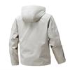 Spring Men's Thin Jacket Hooded Tooling Jacket Youth Trend All-match Casual Jacket