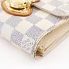 LOUIS VUITTON Portefeiulle Joy Bi-Fold Wallet N60030 Damier Azur Canvas Women Used