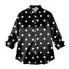 Women's Shirt Blouse Print Button Long Sleeve Casual Basic Shirt Collar Regular Top