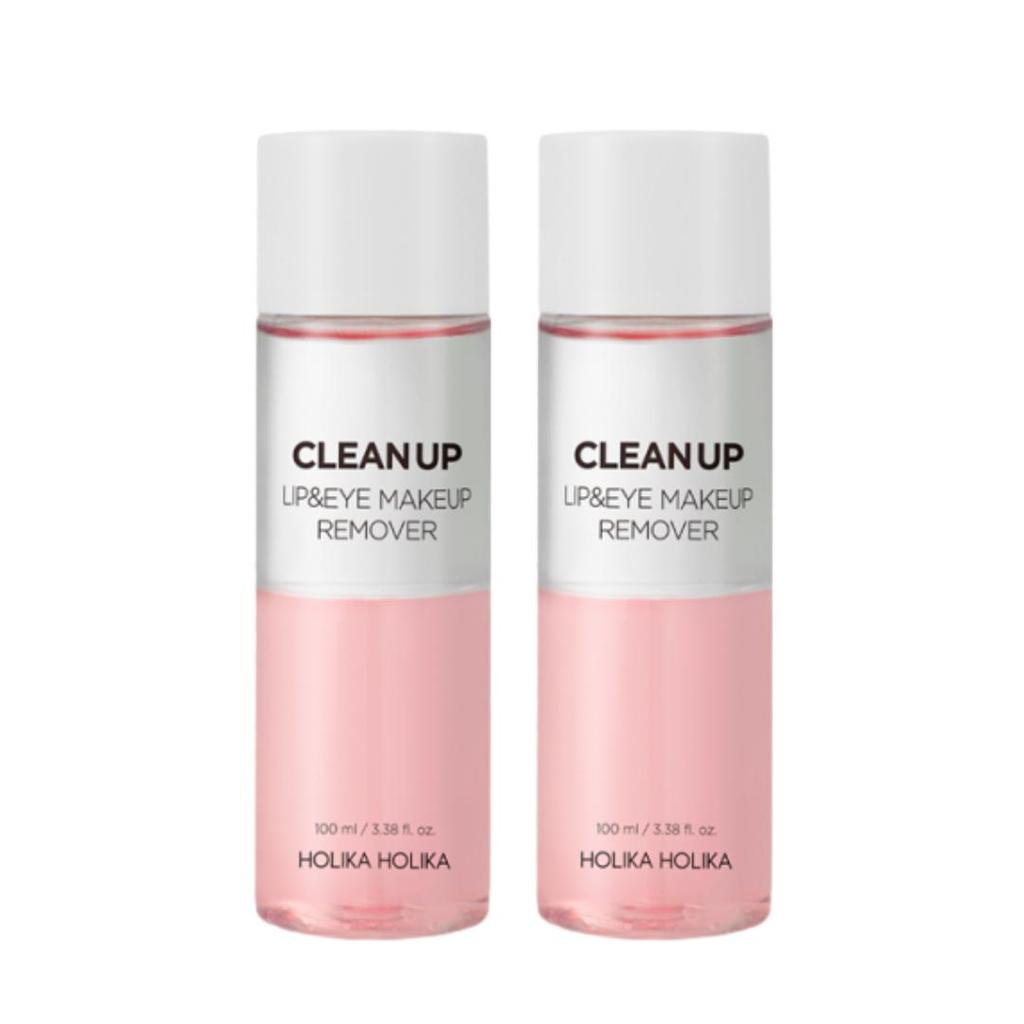 HOLIKA HOLIKA Clean Up Lip & Eye Makeup Remover 100ml / 3.38 Fl.oz. (3 Options)