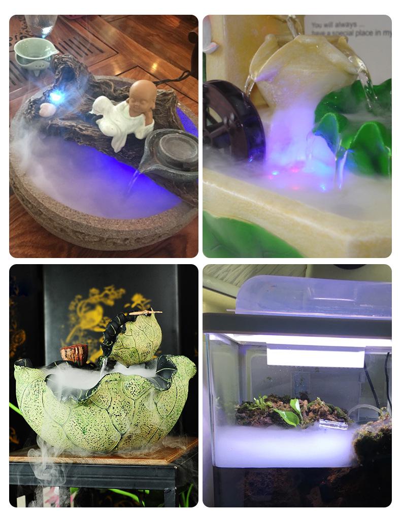 12V Solar-Powered Ultrasonic Single-Head Fog Maker Humidifier