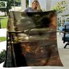 Tank Flannel Blanket Military Weapon Themed Blanket Hiking Picnic Blanket Boys Room Decorative Blanket