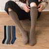Long Socks Men'S Season Large Size High Tube Calf Socks Winter Piled Thickened Warm Men'S Terry Black Stockings