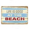 Vintage Surfing Beach Metal Sign  Waves Summer Wall Art Poster  Coastal Decor for Bar Porch Surfing Club  Retro Tin Sign for Hom