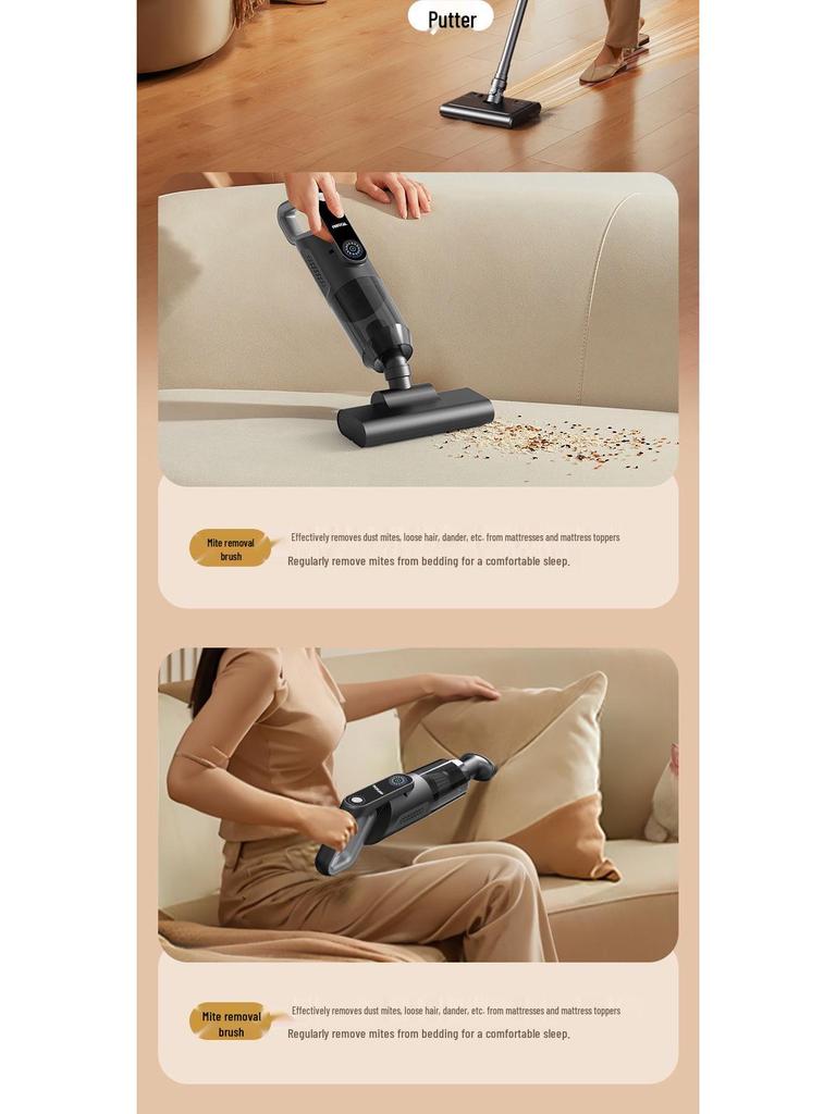 Wireless Multi-functional Vacuum Cleaner: High Suction, Home Use, Portable Handheld, Integrated Vacuum & Mopping, Indoor Dust Collector.