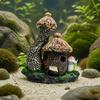 Toadstool House with Turret Natural Aquarium Landscape Decoration Gorgeous