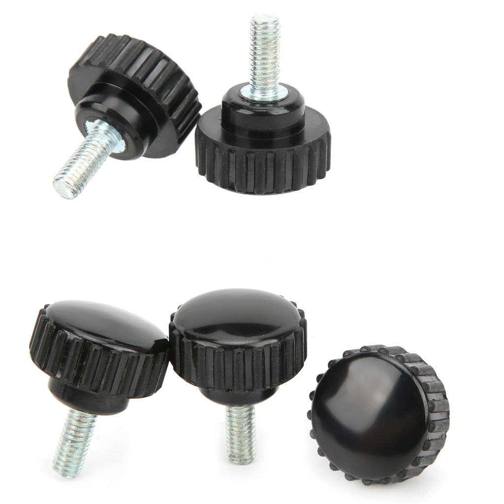 10Pcs Clamping Knob Jig Bolt Lathe Hand Grip Twist Nut Straight Thread Locking Handle M6x25x15