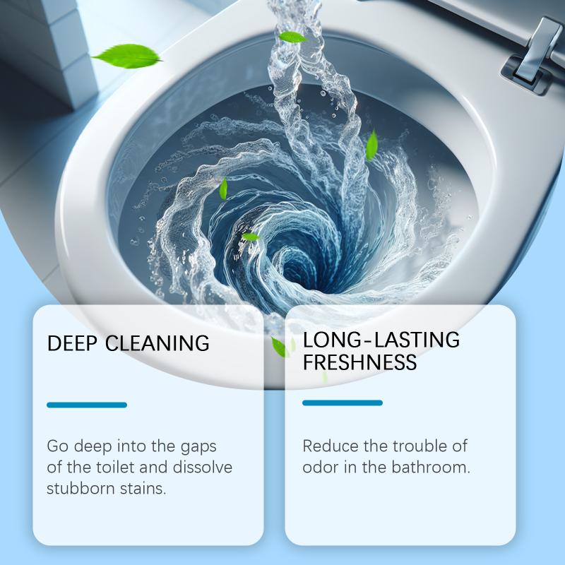Gentle Toilet Cleaning Powder for Hard Water Deposits  Scale Odor Free Convenience for Residential Restrooms
