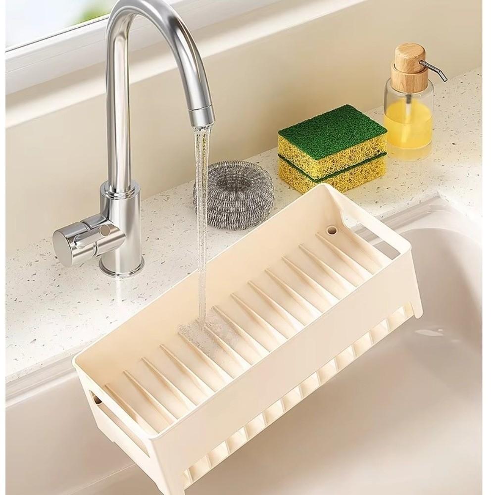 Storage Tray Sink Storage Rack Detachable Kitchen Sink Organizer Drain Rack  Bathroom Sink