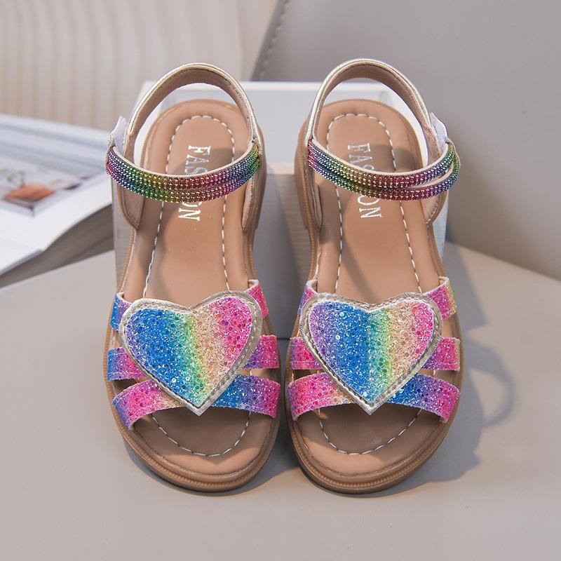 

Anti-slip Cute Shoes - Soft Sole One-piece Slip-on Sandals for Girls 26