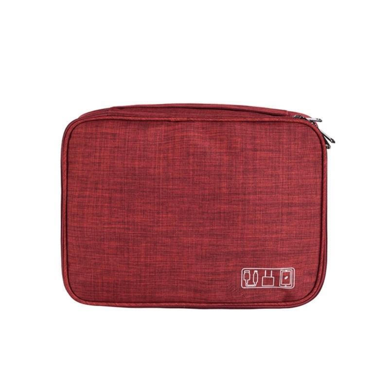 Portable Multifunction Travel Pouch Storage Organizers Case for Earphones USB Drive Mobile Phone Charger Data Cable