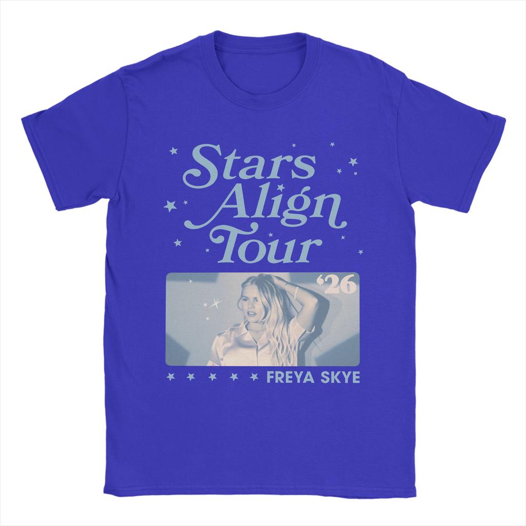 Freya Skye Stars Align Tour T Shirts Men 100 Cotton Vintage TShirt Crew Neck  Tees Short Sleeve Clothes Plus Size