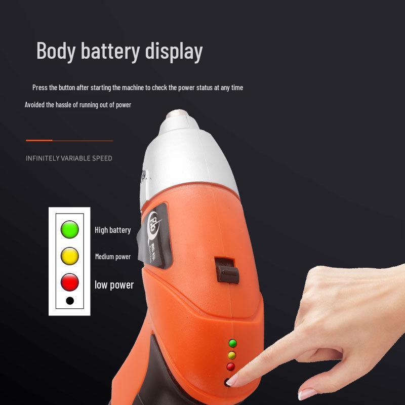 Coolbo Electric Screwdriver 3.6/4.8V Ni-Cd/Ni-MH/Lithium Battery for Home Improvement