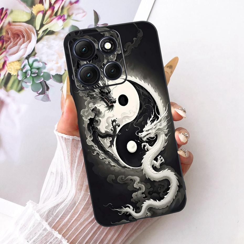 Fashion Cool Case For Motorola Moto G86 G86Power Soft Black Silicone TPU Back Cover For Moto G 86 G86 Power 5G Phone Cases