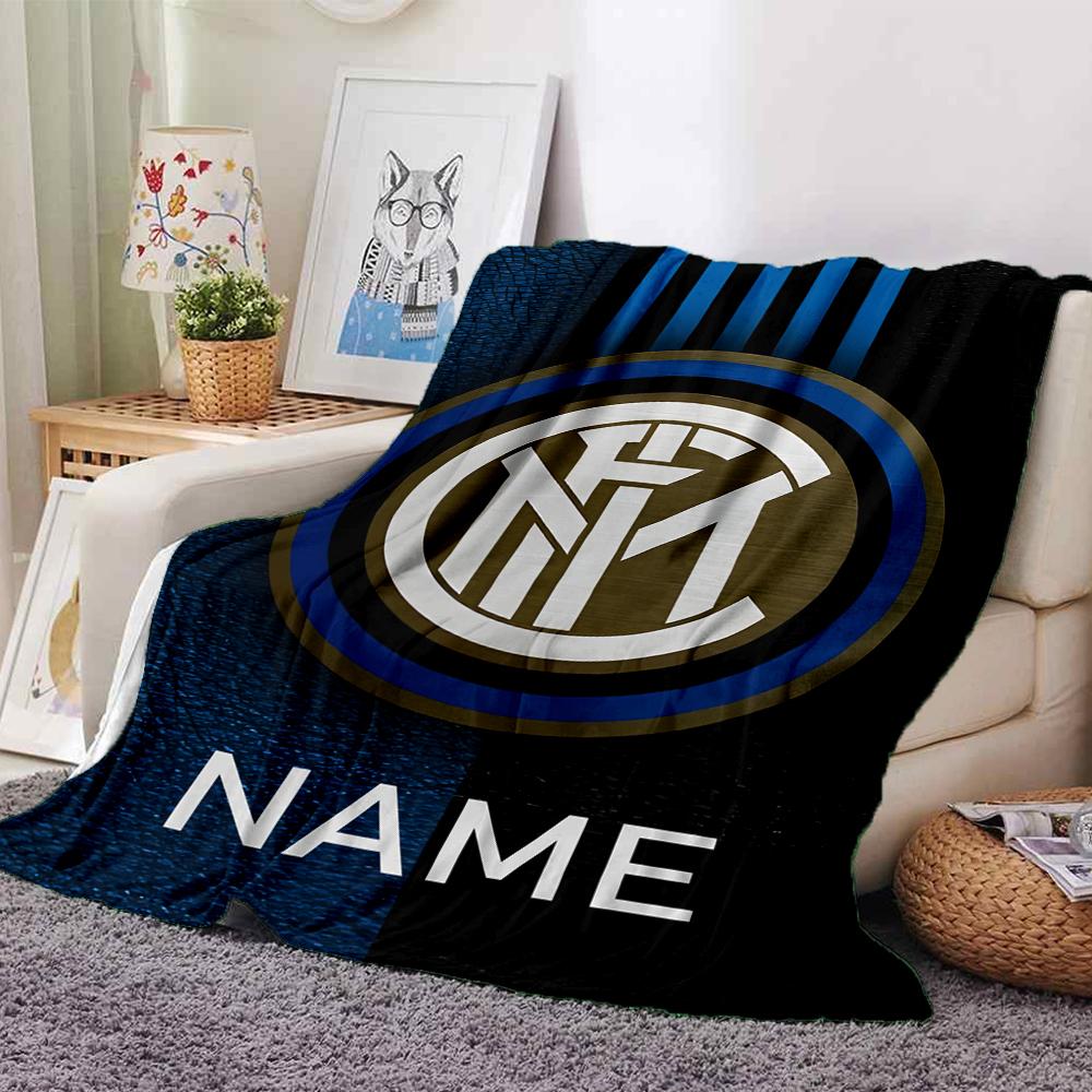 Custom Name Argentina Football Crest Blanket for Couch & Bed, Plush Cozy Fuzzy Blanket Super Soft & Warm Blankets for Fall and Winter. 0908222