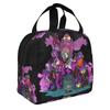 Sacs-repas isothermes personnalisés Plants Gaming Zombies pour Femmes Hommes Refroidisseur Portable Jeu Vidéo Boîte à déjeuner thermique pour le Travail l'École le Voyage