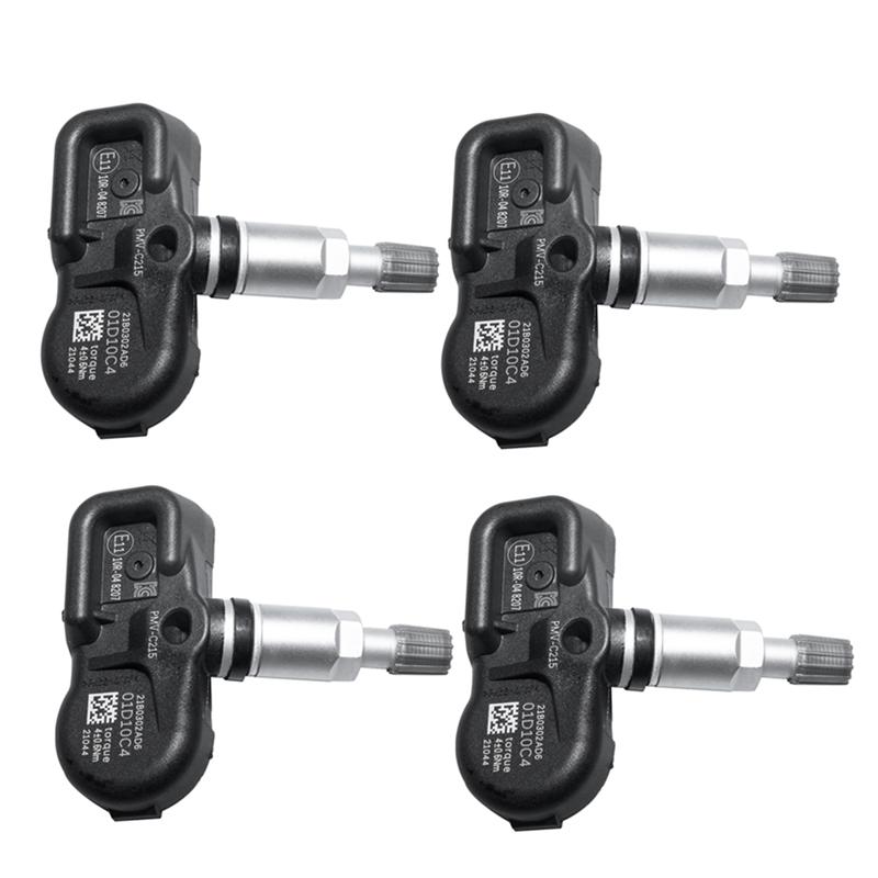 A90Q-4 PCS 4260748020 42607F4020 433Mhz Tire Pressure Sensor TPMS Black ABS For Toyota RAV4 - Corolla Camry C-HR Land Cr